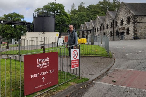 Whisky proeverij Schotse Vasteland foto Aberfeldy distilleerderij